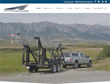 Tablet Screenshot of benchmarkdata.ca